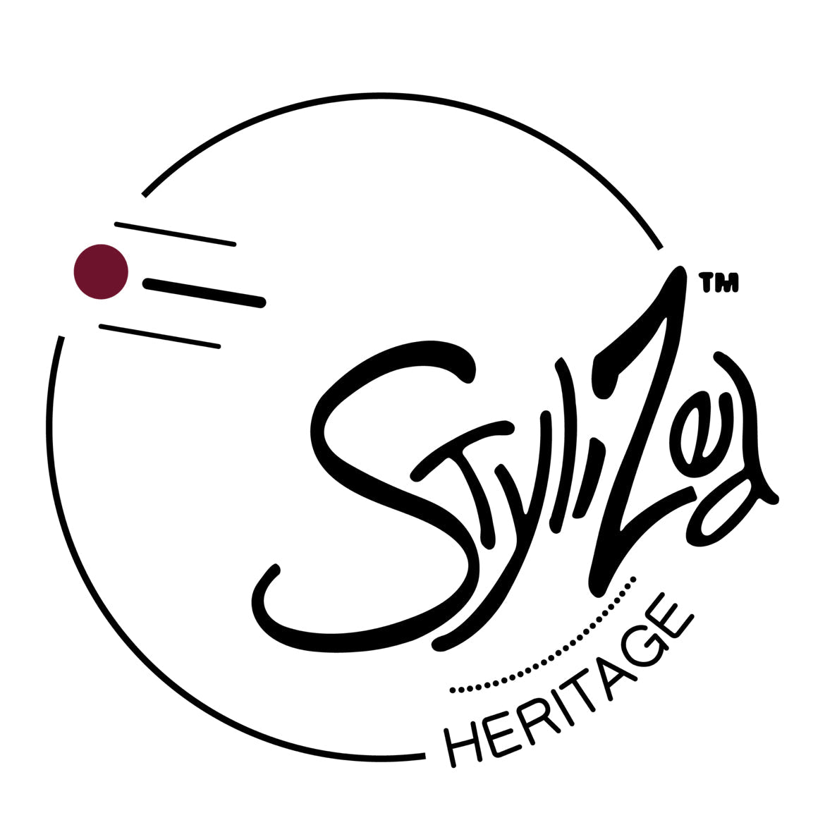 Stylized Heritage - Custom, Word Art Jewelry, Sterling Silver with Leather, Lapel Pin