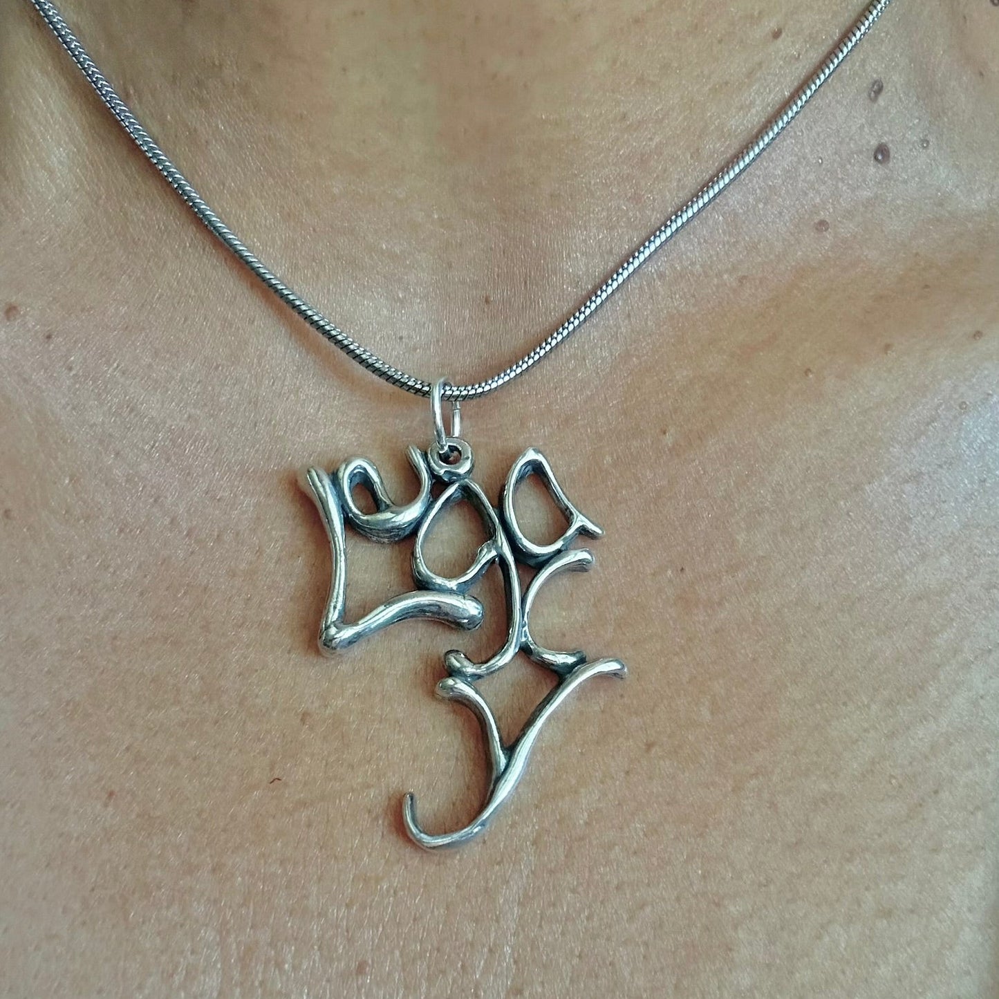 Legacy - Sterling Silver with Leather Necklace